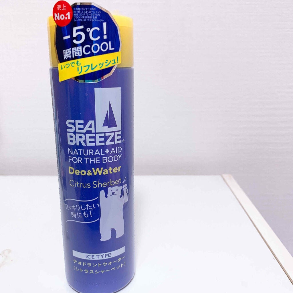 デオ&ウォーター I アイスタイプ (シトラスシャーベット)/シーブリーズ/デオドラント・制汗剤を使ったクチコミ(1枚目)