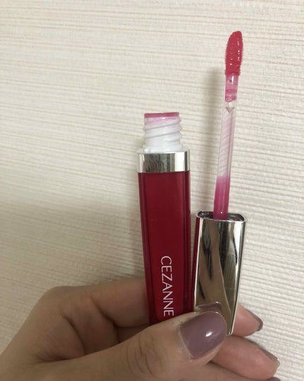 ジェルグロスリップ/CEZANNE/リップグロスを使ったクチコミ(1枚目)