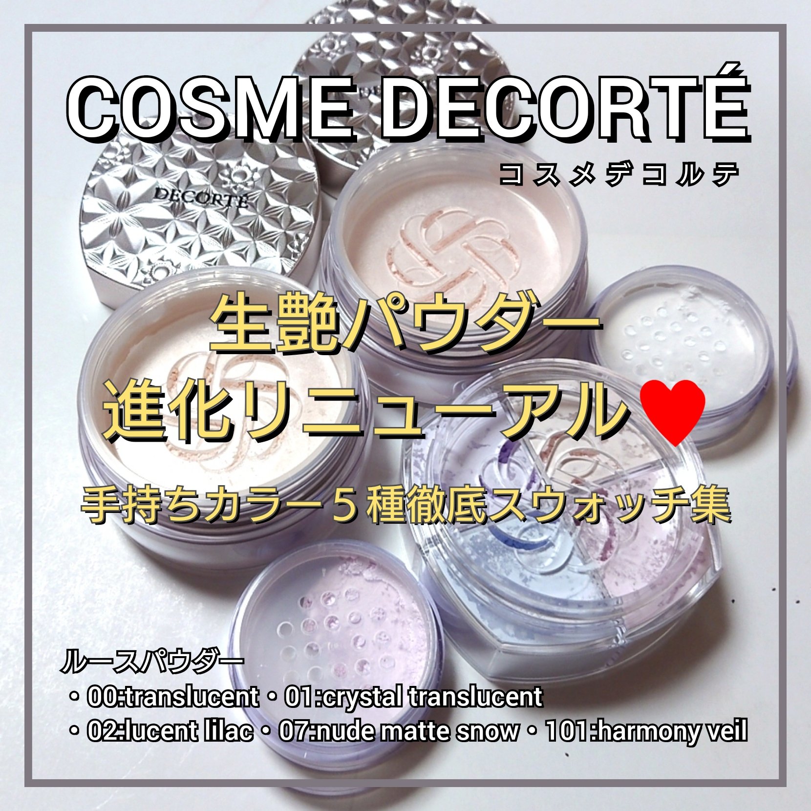 ルース パウダー/DECORTÉ/ルースパウダーを使ったクチコミ（1枚目）