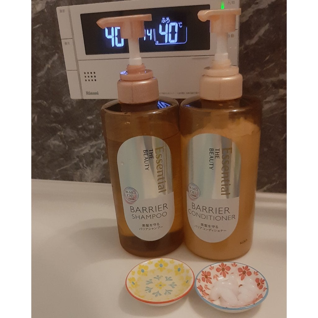ザビューティ 髪のキメ美容素髪を守る バリアシャンプー/コンディショナー/エッセンシャル/シャンプー・コンディショナーを使ったクチコミ(1枚目)