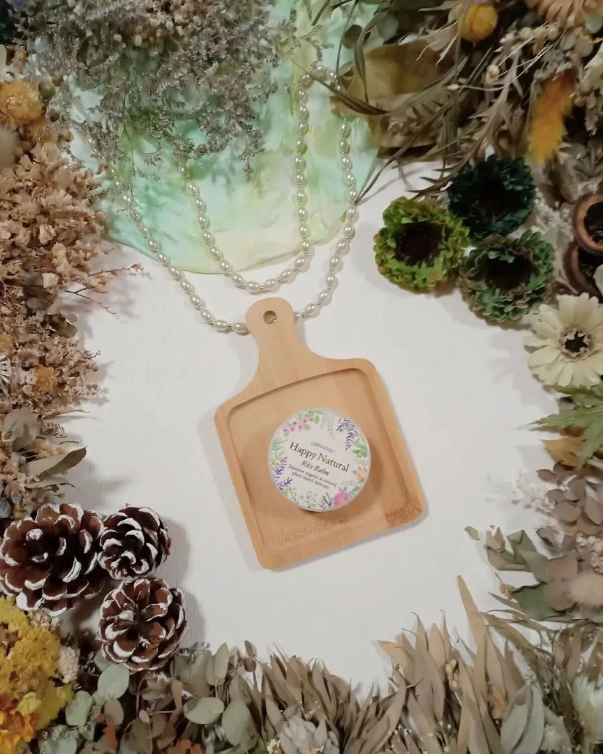 ボタニカル オーガニックライスバーム/ハッピーナチュラル/フェイスバームを使ったクチコミ(7枚目)