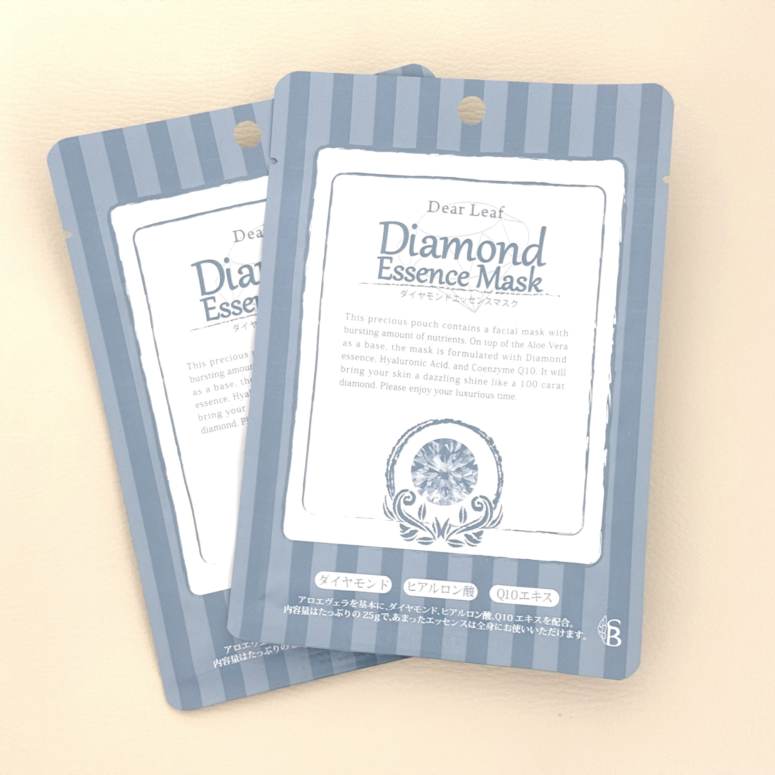 ダイヤモンド　エッセンス　マスク/dear leaf/シートマスク・パックを使ったクチコミ（1枚目）