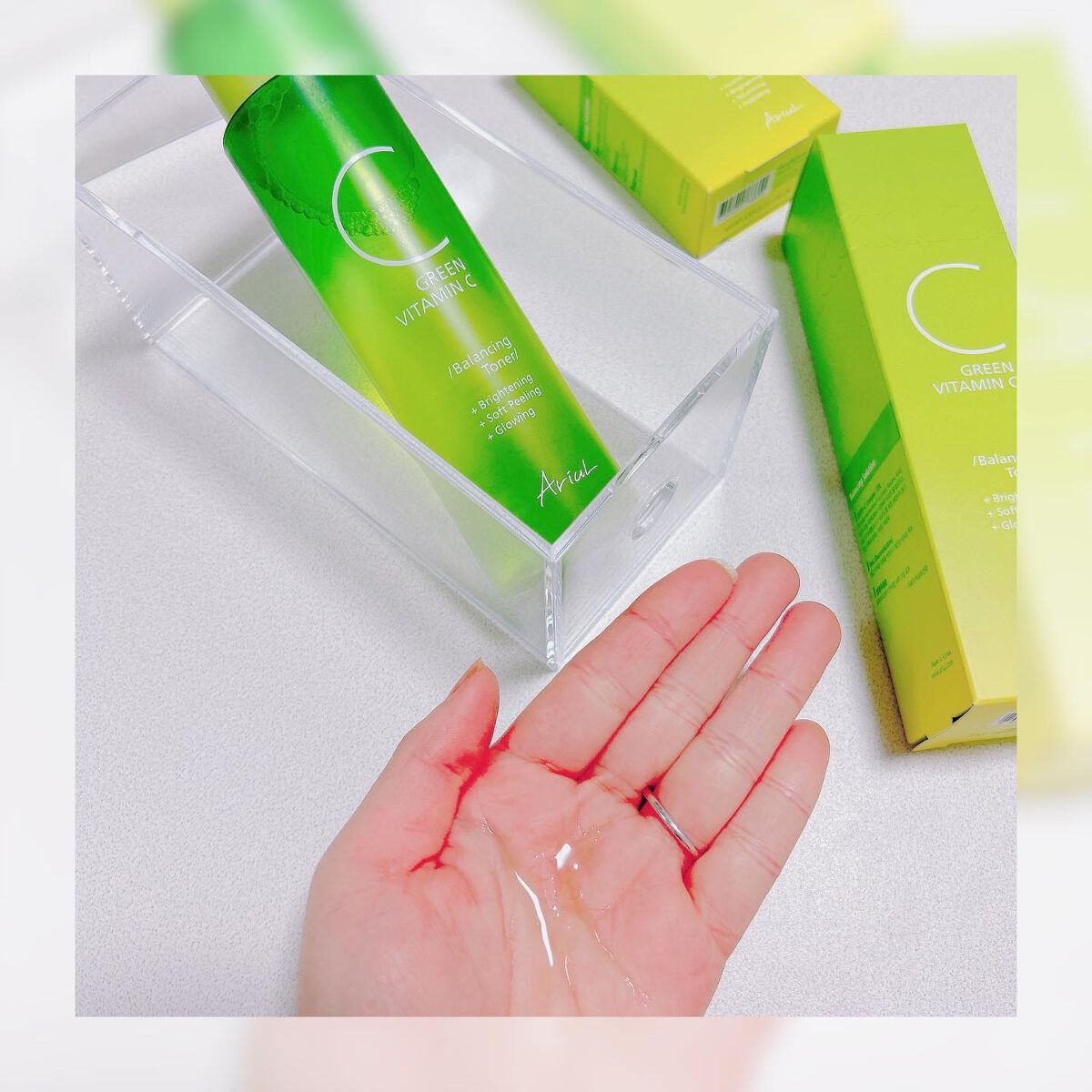 アリウル グリーンビタミンC トーニングセラム(アンプル)/Ariul/美容液を使ったクチコミ(3枚目)