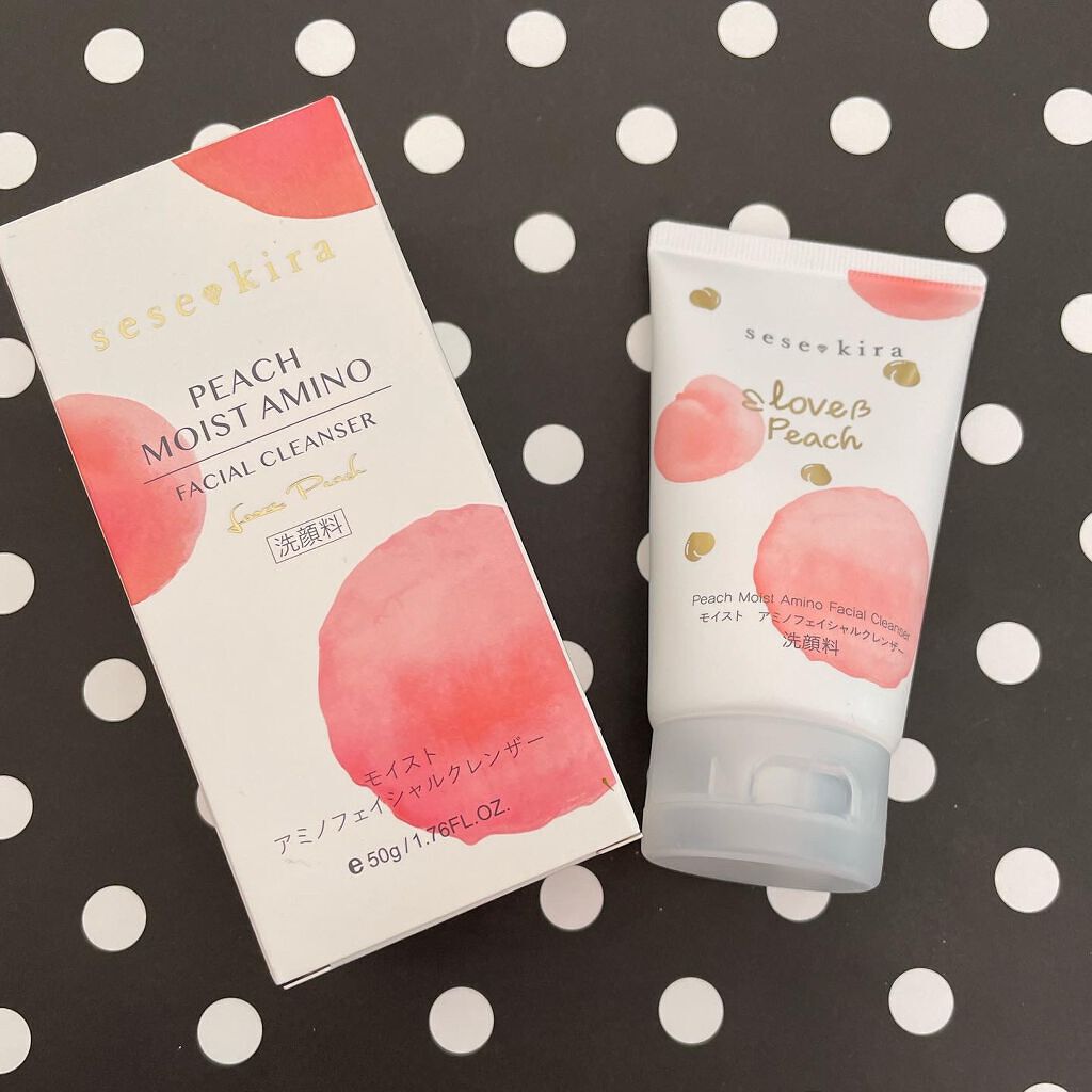 ピーチ モイスト アミノ フェイシャル クレンザー/セセキラ /洗顔フォームを使ったクチコミ(3枚目)