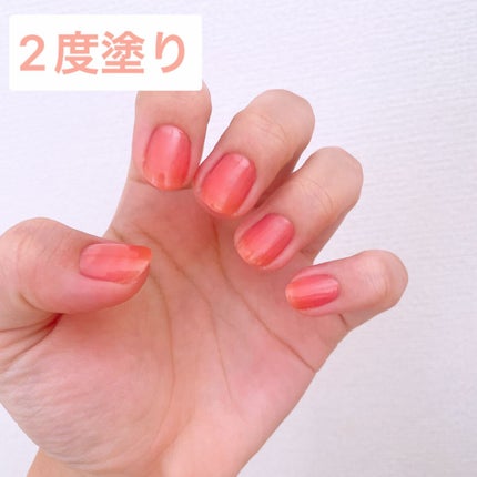 カラフルネイルズ N51 コーラルピンク/キャンメイク/マニキュアを使ったクチコミ(3枚目)