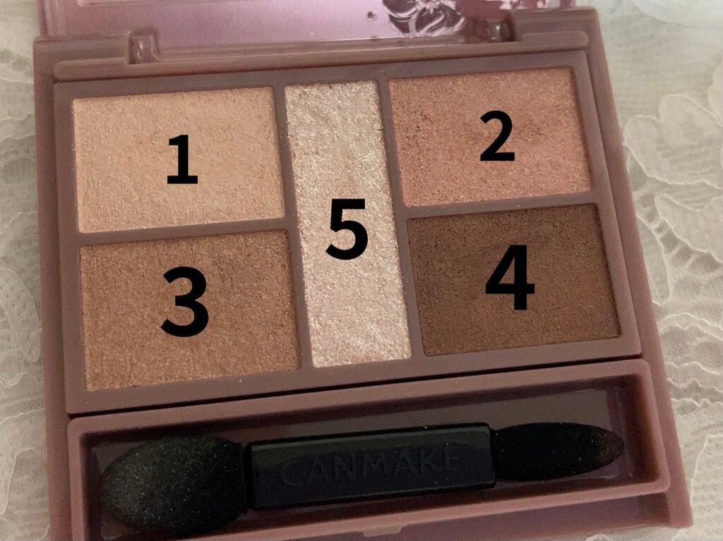 【旧品】パーフェクトスタイリストアイズ/キャンメイク/アイシャドウパレットを使ったクチコミ(2枚目)