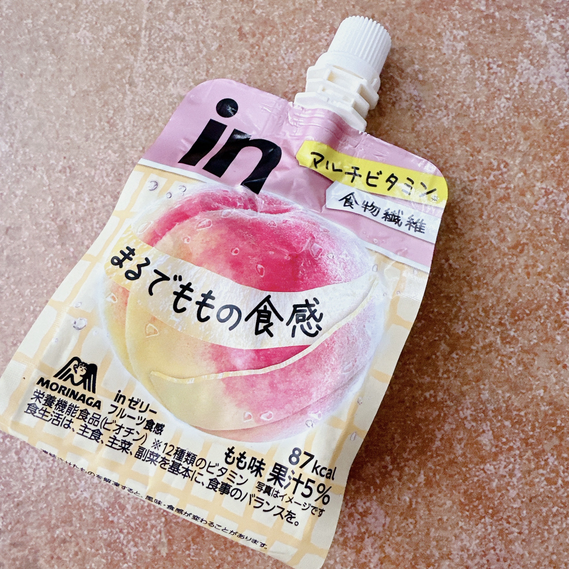 ウィダーinゼリー まるで桃の食感/森永製菓/ゼリー飲料を使ったクチコミ（1枚目）