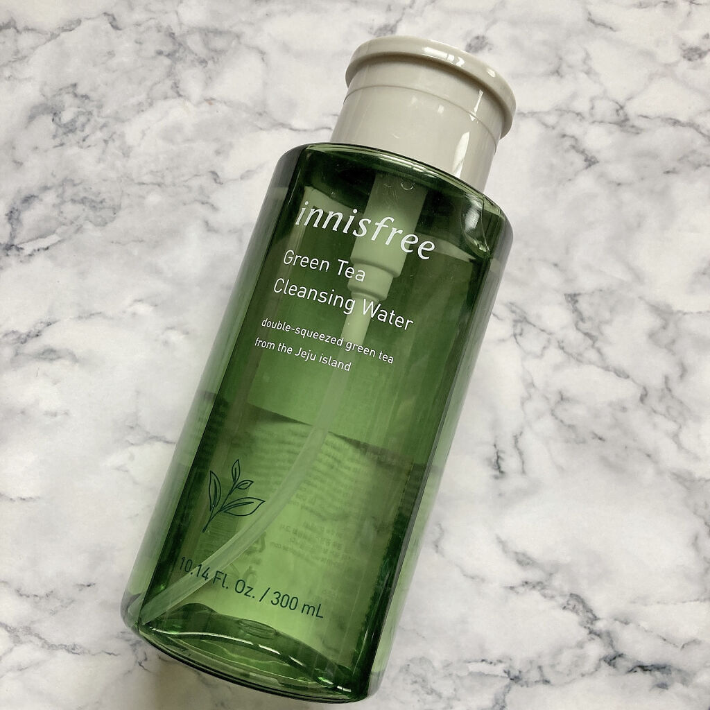 グリーンティー クレンジングウォーター/innisfree/クレンジングウォーターを使ったクチコミ（2枚目）