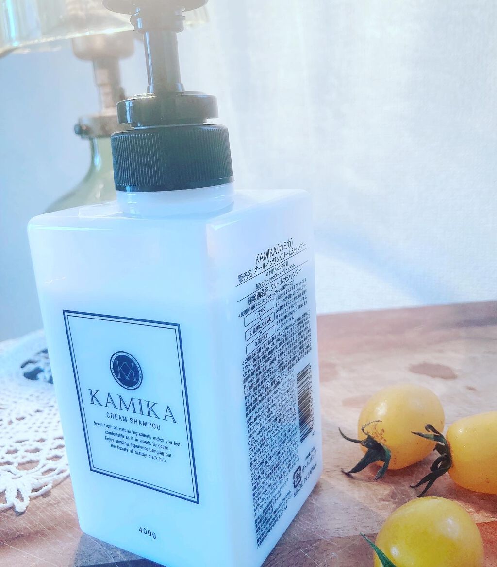 黒髪クリームシャンプー/KAMIKA/シャンプー・コンディショナーを使ったクチコミ（2枚目）