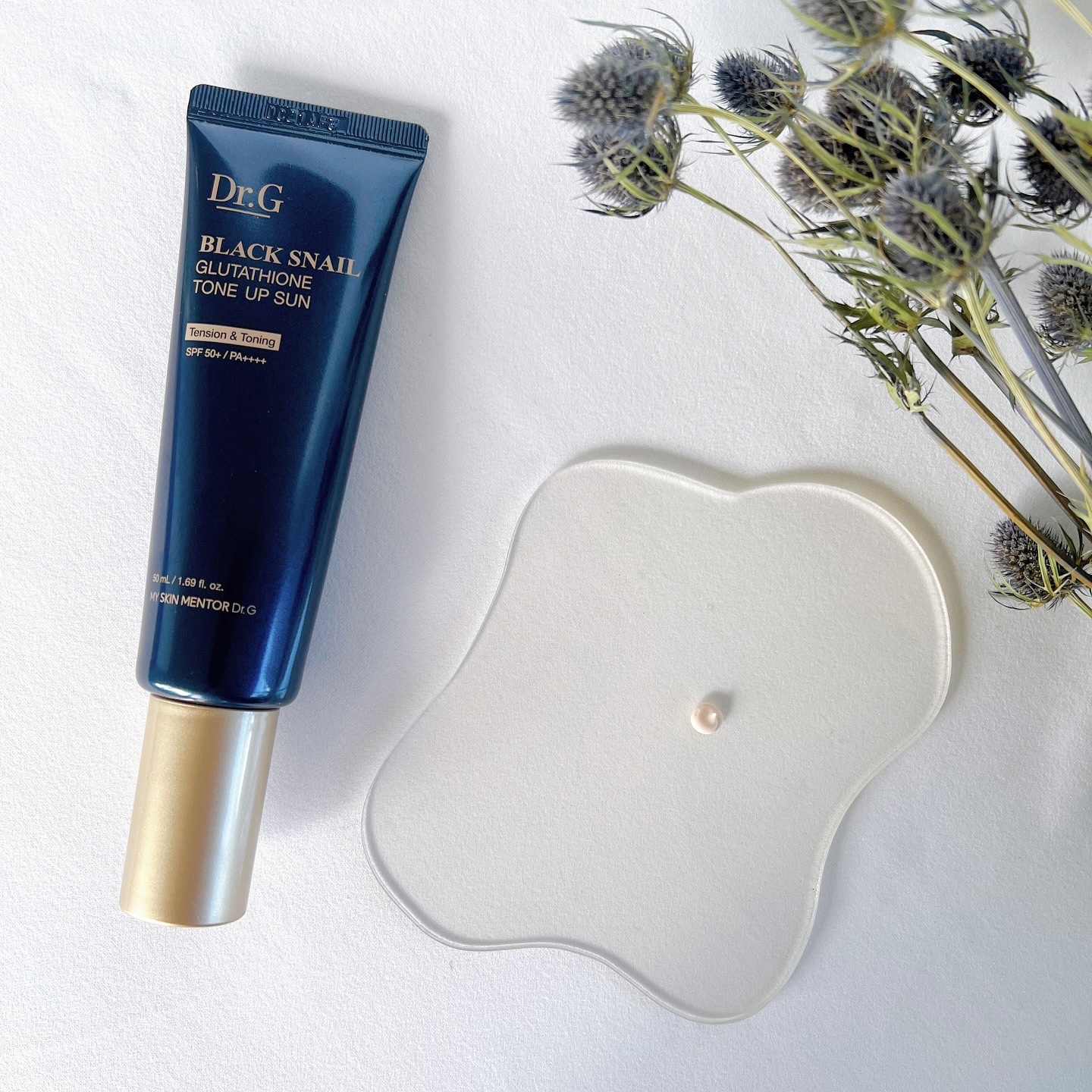 ブラックスネイルグルタチオントーンアップサン/Dr.G/日焼け止めクリームを使ったクチコミ（3枚目）