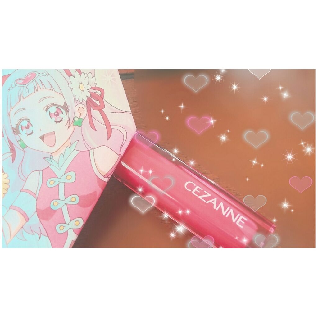 ジェルグロスリップ/CEZANNE/リップグロスを使ったクチコミ（1枚目）