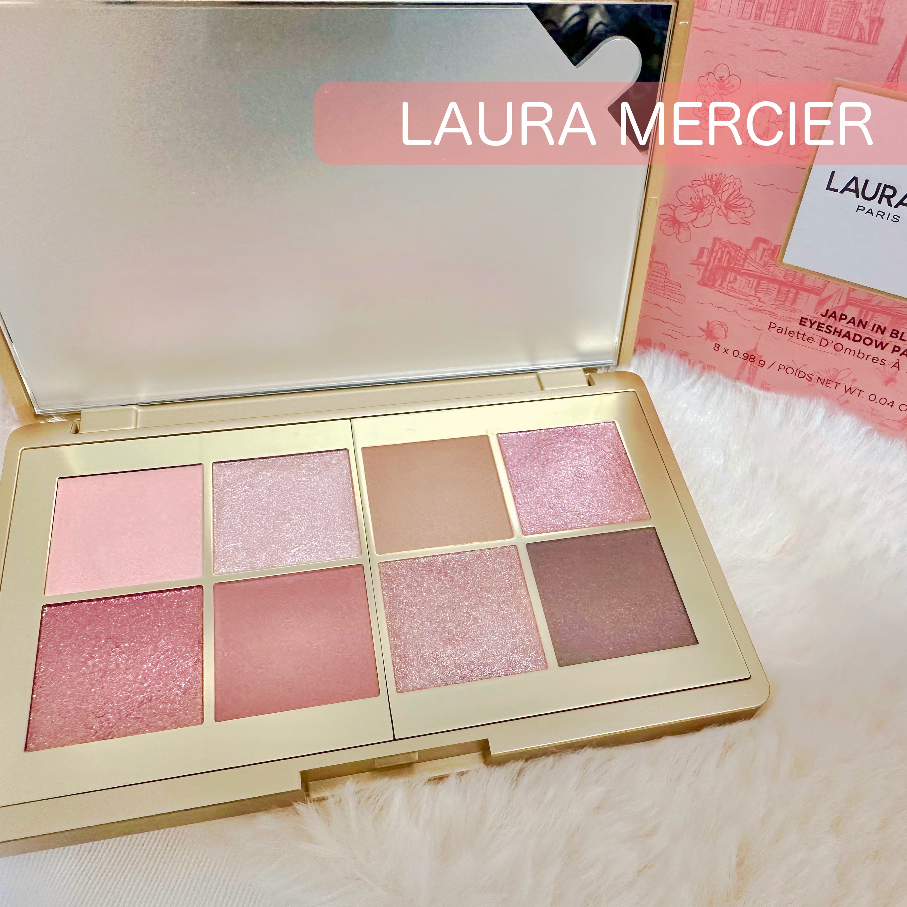 ジャパン イン ブルーム アイシャドウ パレット/ローラ メルシエ/アイシャドウパレットを使ったクチコミ（1枚目）