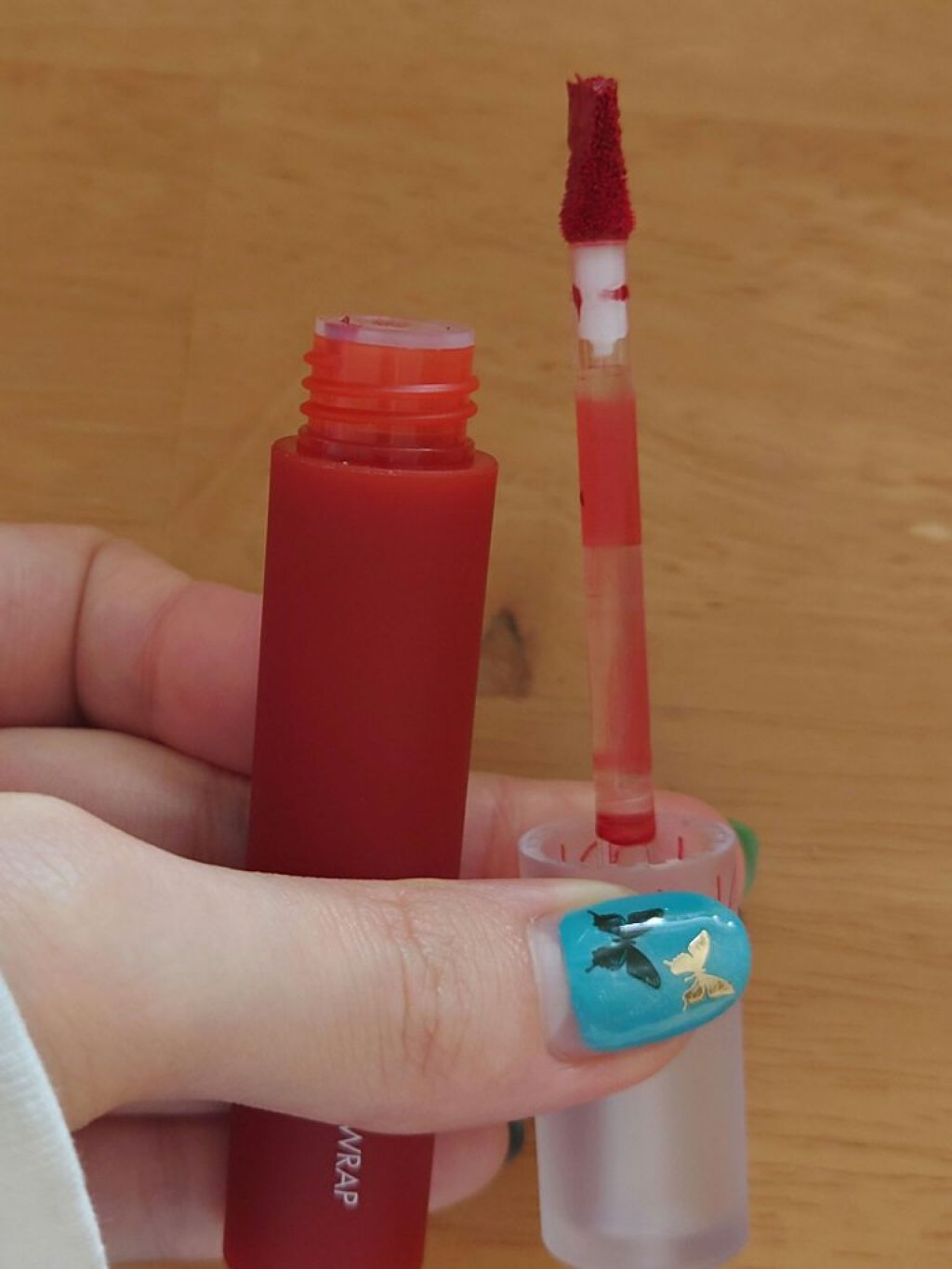 シースルーマットティント/rom&nd/リップティントを使ったクチコミ（3枚目）