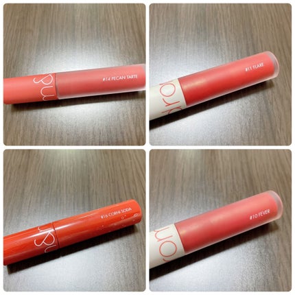 ジューシーラスティングティント/rom&nd/リップティントを使ったクチコミ(2枚目)