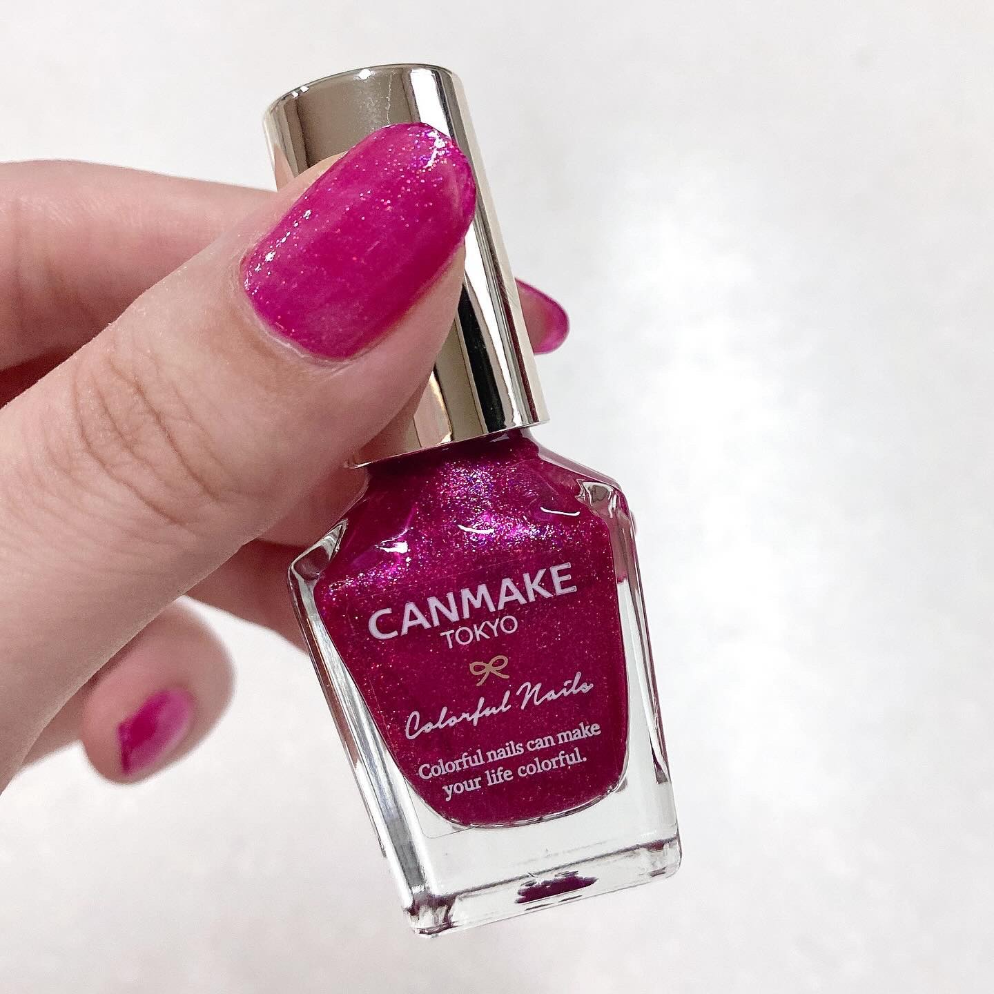 カラフルネイルズ N101 チャンキーミュール/キャンメイク/マニキュアを使ったクチコミ（2枚目）