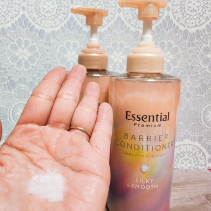 エッセンシャルプレミアム バリアシャンプー・コンディショナー シルキー&スムース/エッセンシャル/市販シャンプーを使ったクチコミ(2枚目)