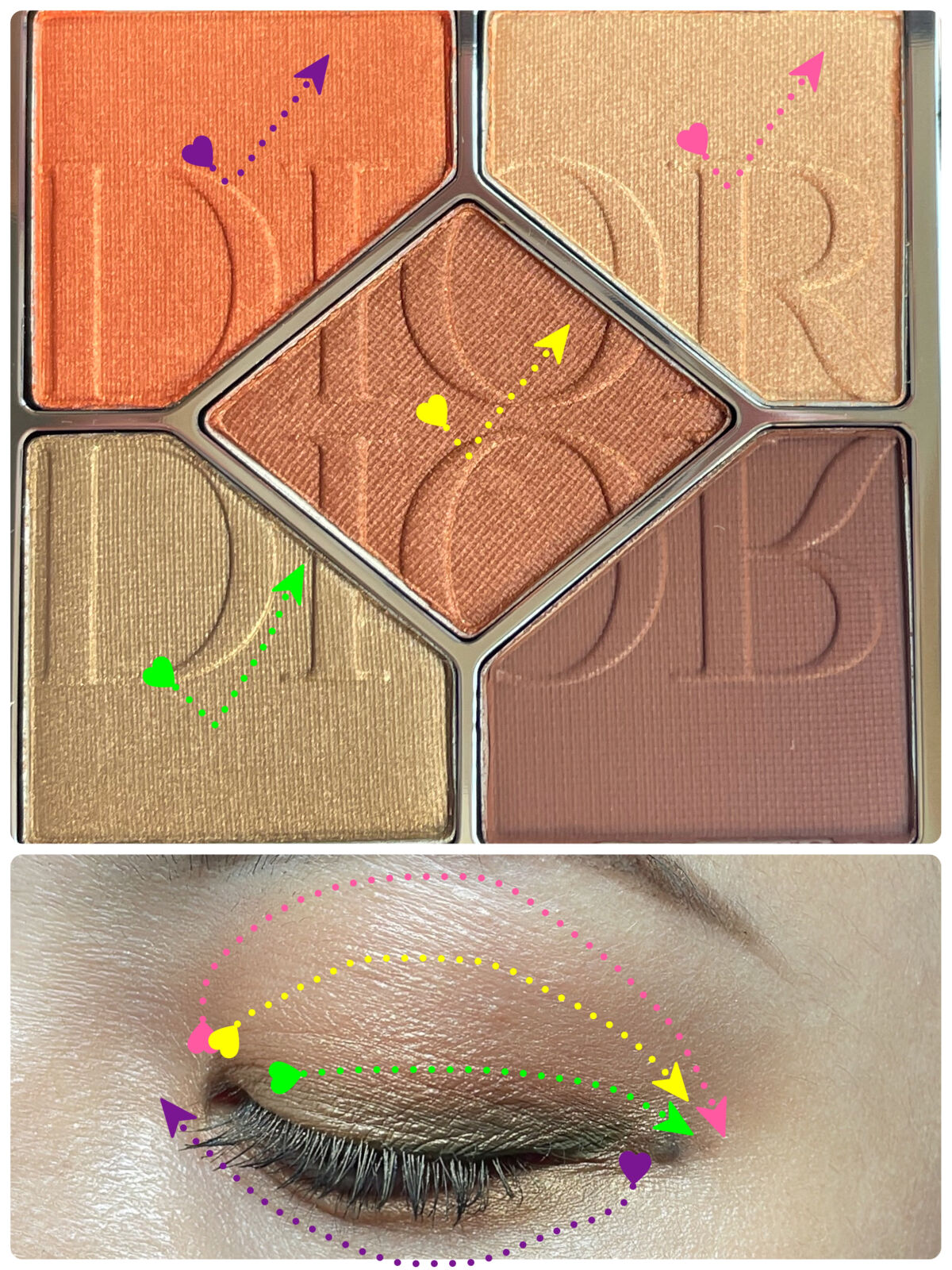 【旧】サンク クルール クチュール/Dior/アイシャドウパレットを使ったクチコミ（3枚目）