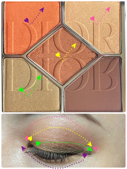 【旧】サンク クルール クチュール/Dior/アイシャドウパレットを使ったクチコミ(3枚目)