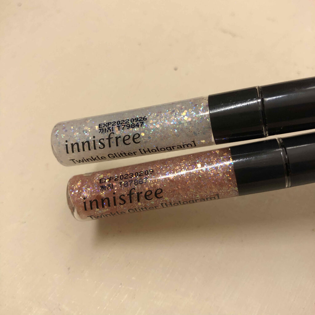 innisfree×FILA トゥインクル グリッター ホログラム/innisfree/リキッドアイシャドウを使ったクチコミ（3枚目）