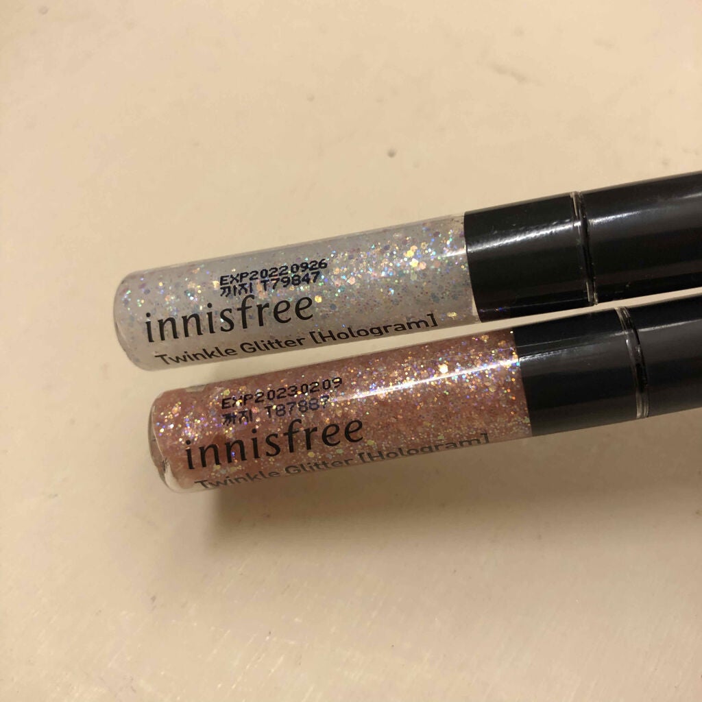 innisfree×FILA トゥインクル グリッター ホログラム/innisfree/リキッドアイシャドウを使ったクチコミ(3枚目)