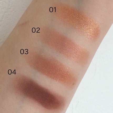 タッチアイシャドウパレット(マーズ)/COZMIKI/アイシャドウパレットを使ったクチコミ(3枚目)