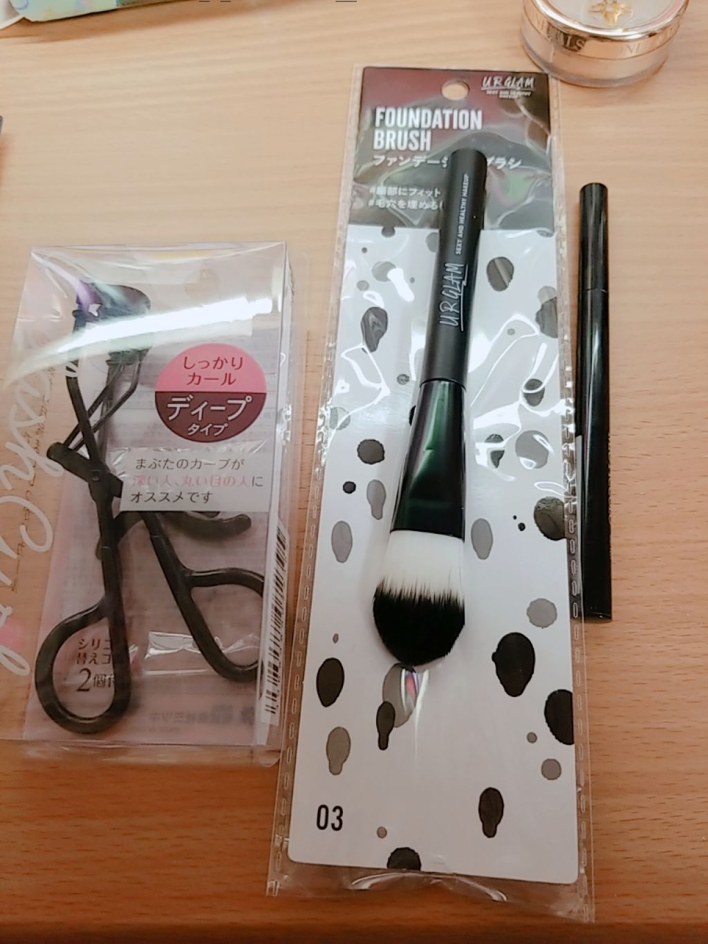 UR GLAM FOUNDATION BRUSH(ファンデーションブラシ)/U R GLAM/メイクブラシを使ったクチコミ(2枚目)