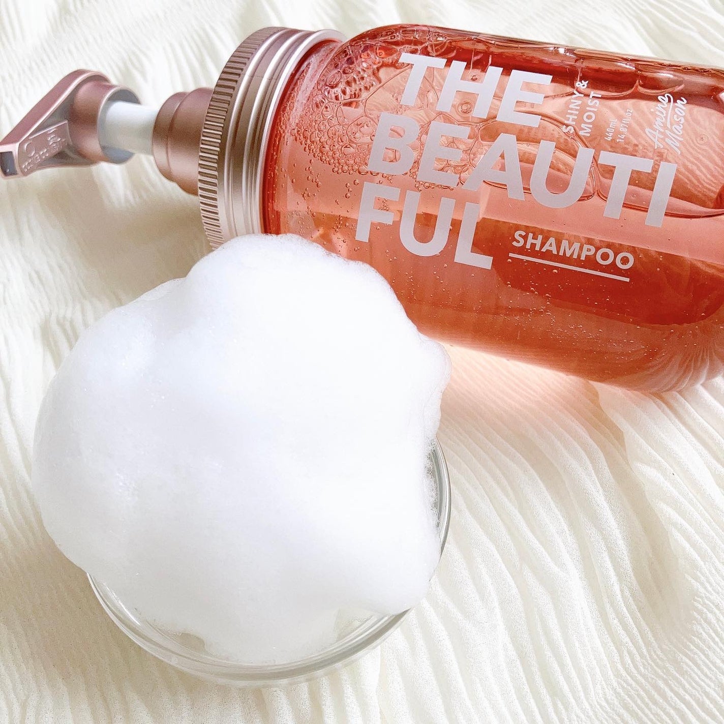 シャイニー&モイスト シャンプー/ヘアトリートメント/アミノメイソン/市販シャンプーを使ったクチコミ(4枚目)