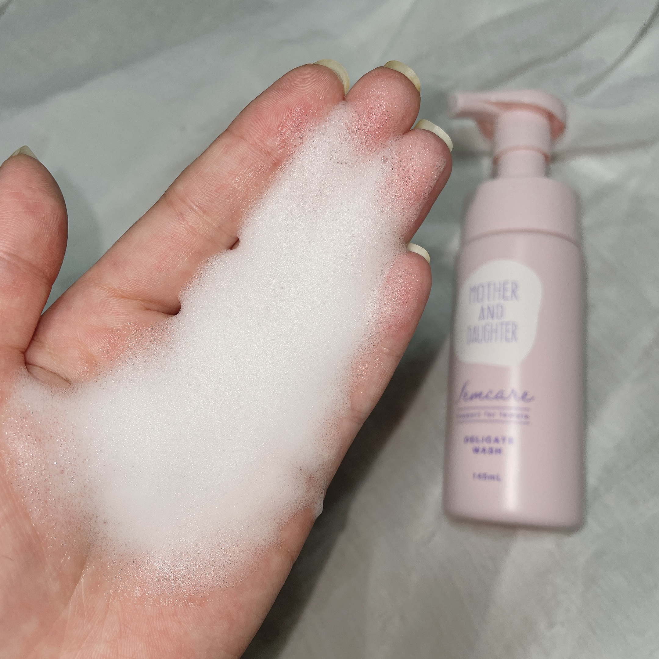 マザー＆ドーター デリケート泡ウォッシュ/Mother&Daughter/デリケートゾーンケアを使ったクチコミ（3枚目）