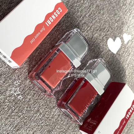 フローウェーブティント/COSNORI/リップティントを使ったクチコミ(3枚目)