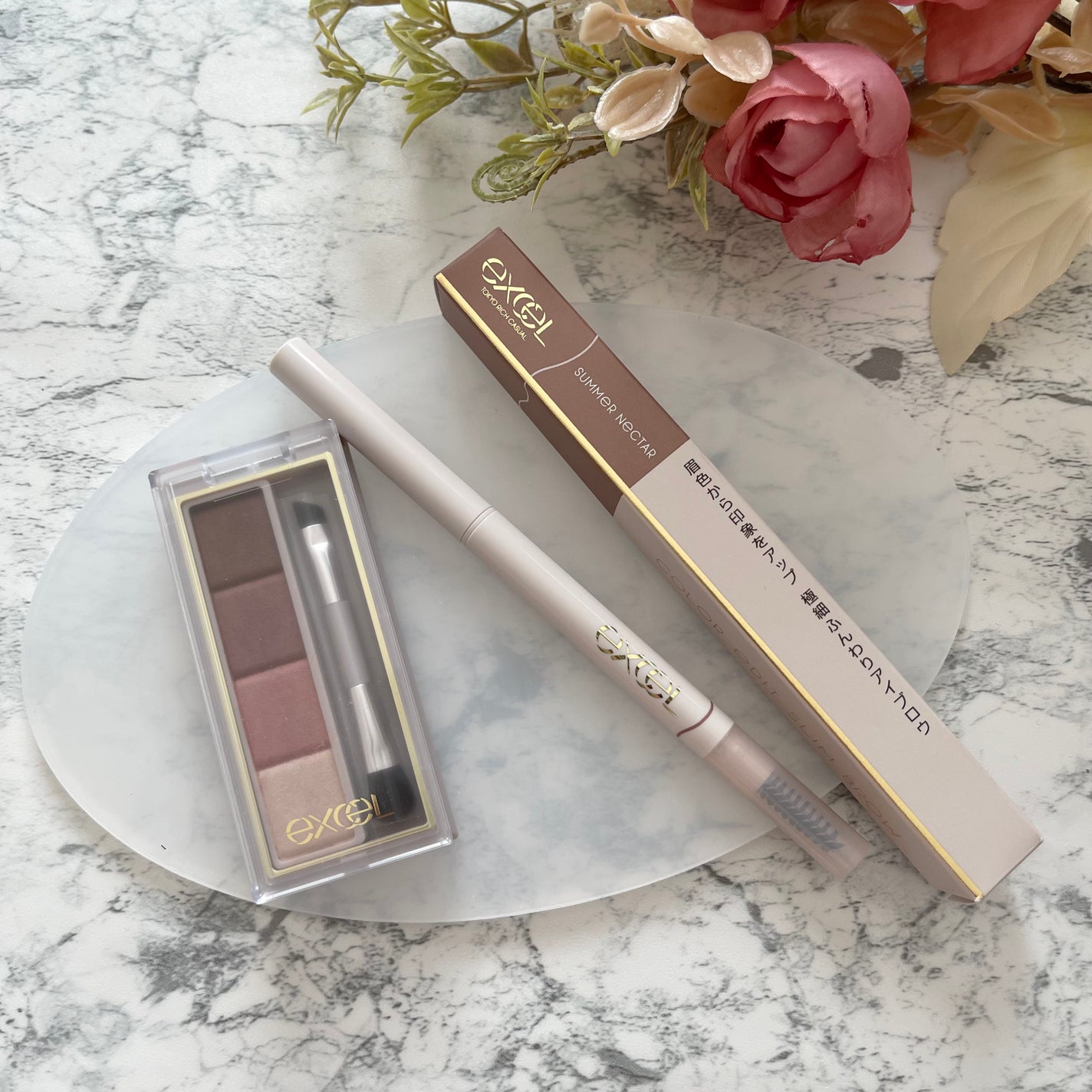 カラーエディットパウダーブロウ/excel/パウダーアイブロウを使ったクチコミ(1枚目)