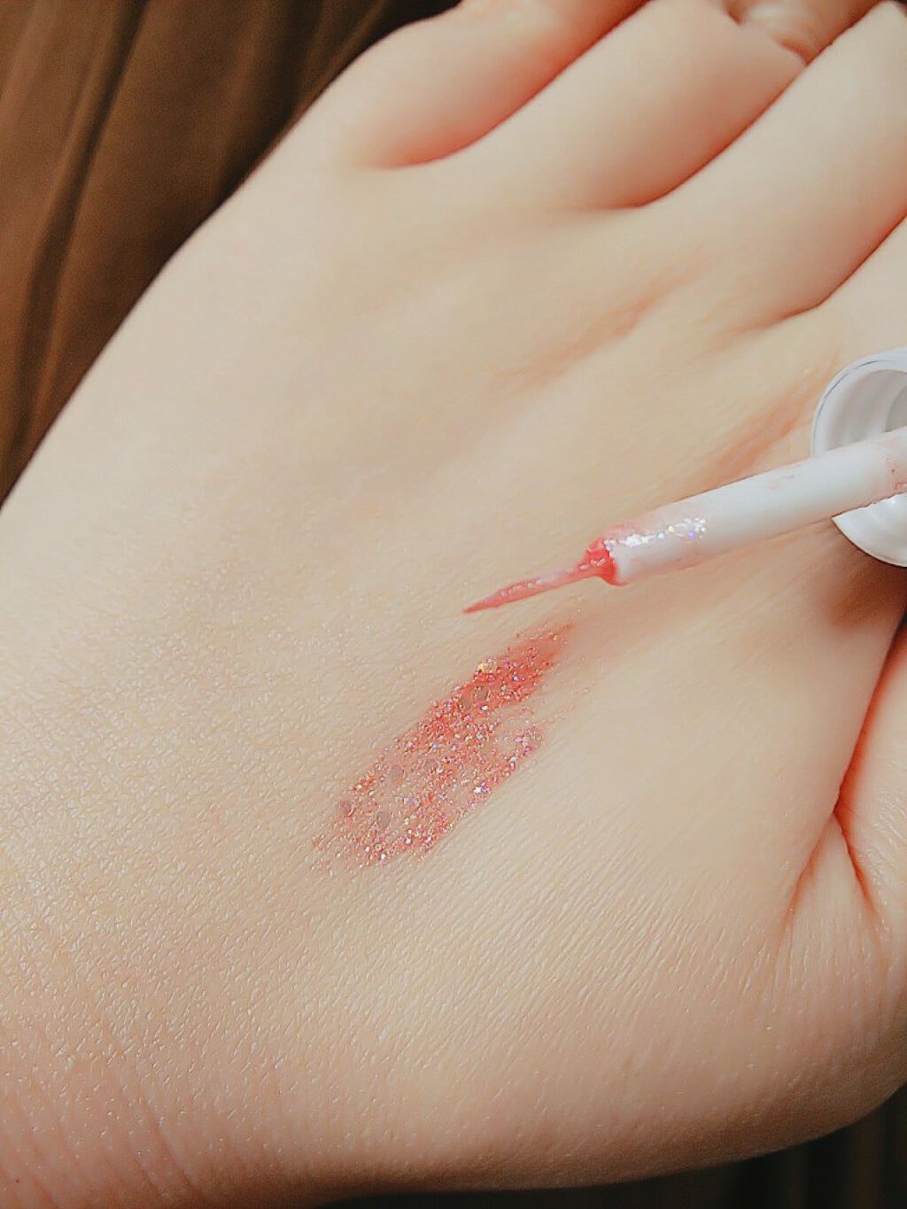 グリッターライナー/b idol/グリッターを使ったクチコミ（3枚目）