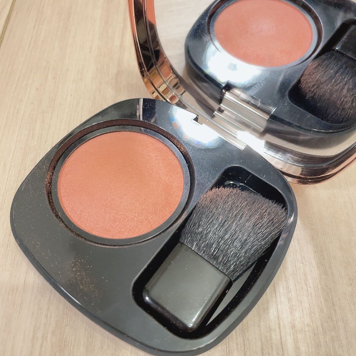 パウダー ブラッシュ OR201/DECORTÉ/パウダーチークを使ったクチコミ（3枚目）