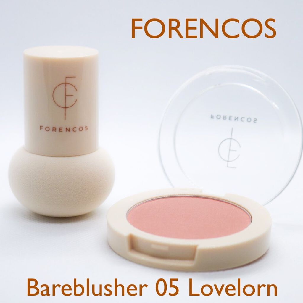 ベアブラッシャー パフ付き/フォレンコス/パウダーチークを使ったクチコミ（1枚目）