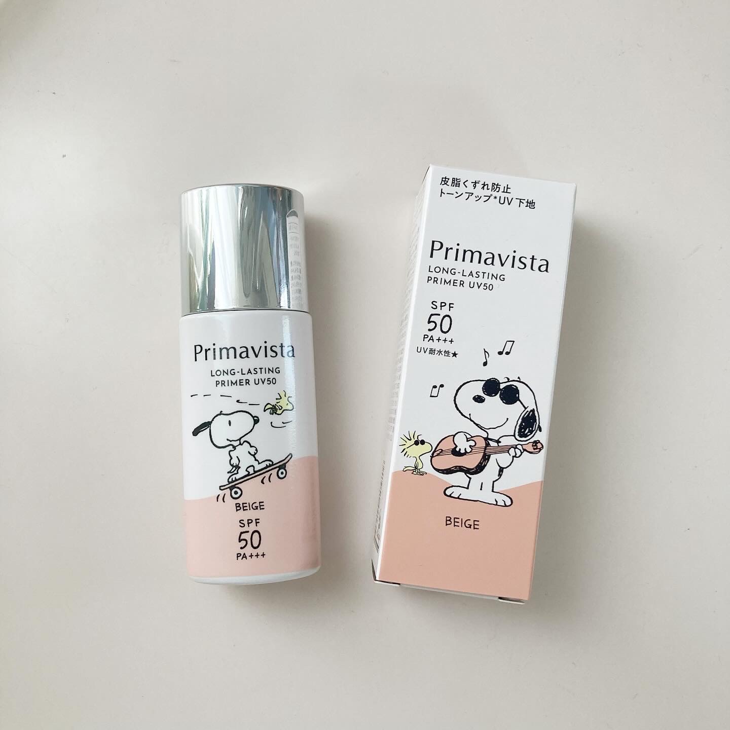 プリマヴィスタ スキンプロテクトベース 皮脂くずれ防止 UV50 スヌーピー限定デザイン（ベージュ）/プリマヴィスタ/化粧下地を使ったクチコミ（2枚目）