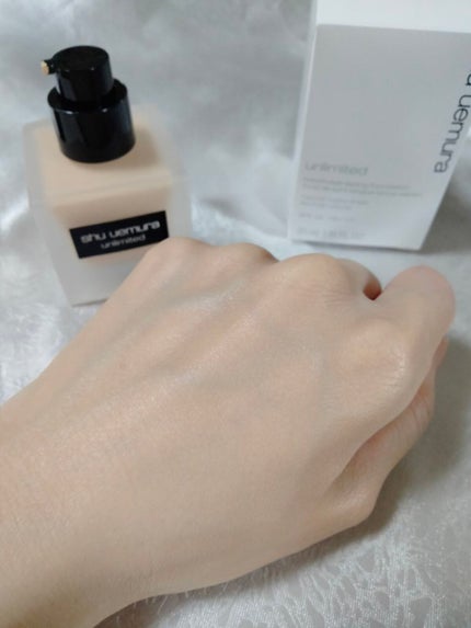 (旧)アンリミテッド ラスティング フルイド/shu uemura/リキッドファンデーションを使ったクチコミ(5枚目)