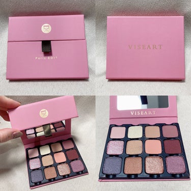 Paris EDIT Eye Shadow Palette/VISEART/パウダーアイシャドウを使ったクチコミ（2枚目）