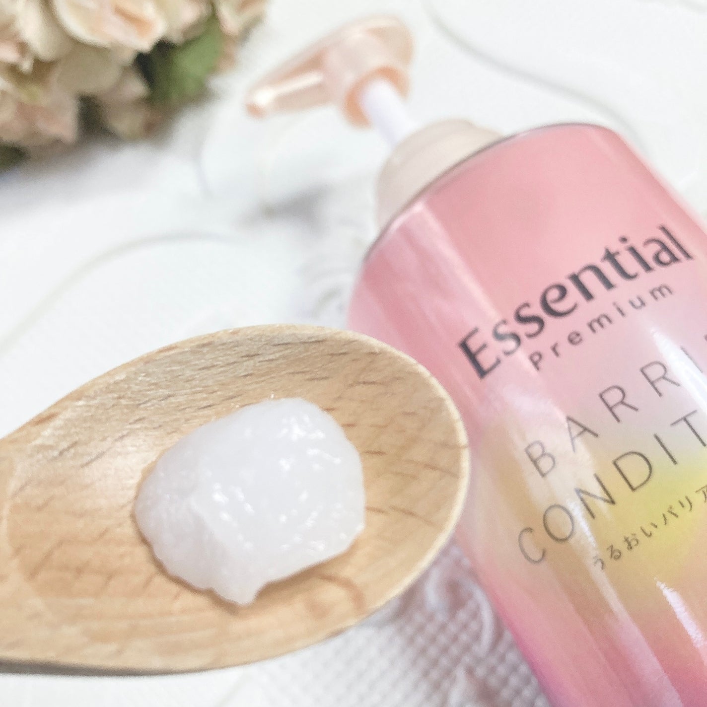 エッセンシャルプレミアム バリアシャンプー・コンディショナー シルキー&スムース/エッセンシャル/市販シャンプーを使ったクチコミ(5枚目)