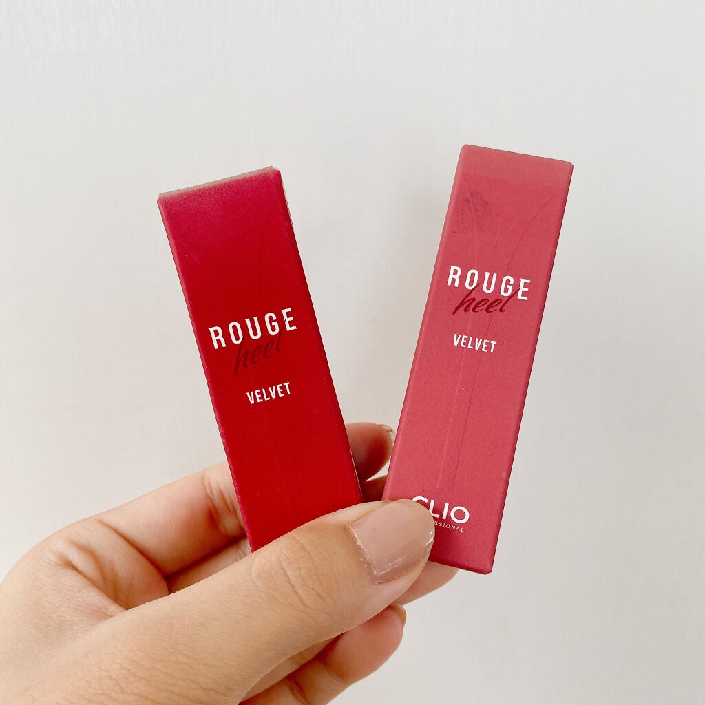 ルージュヒール ベルベット/CLIO/口紅を使ったクチコミ(1枚目)