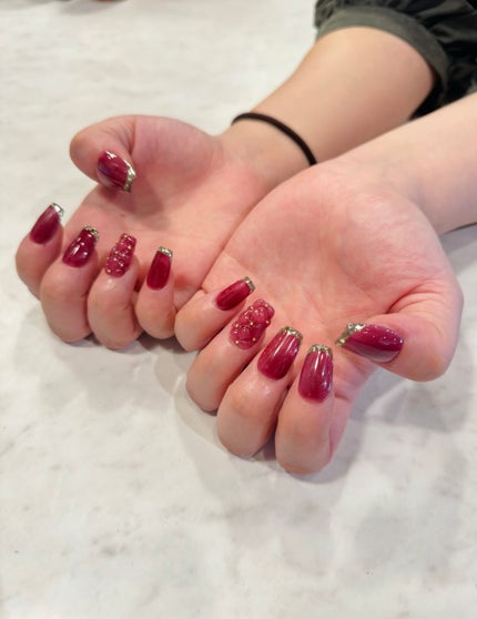 ジェルネイル(ライト対応)/セリア/ジェルネイルを使ったクチコミ(2枚目)