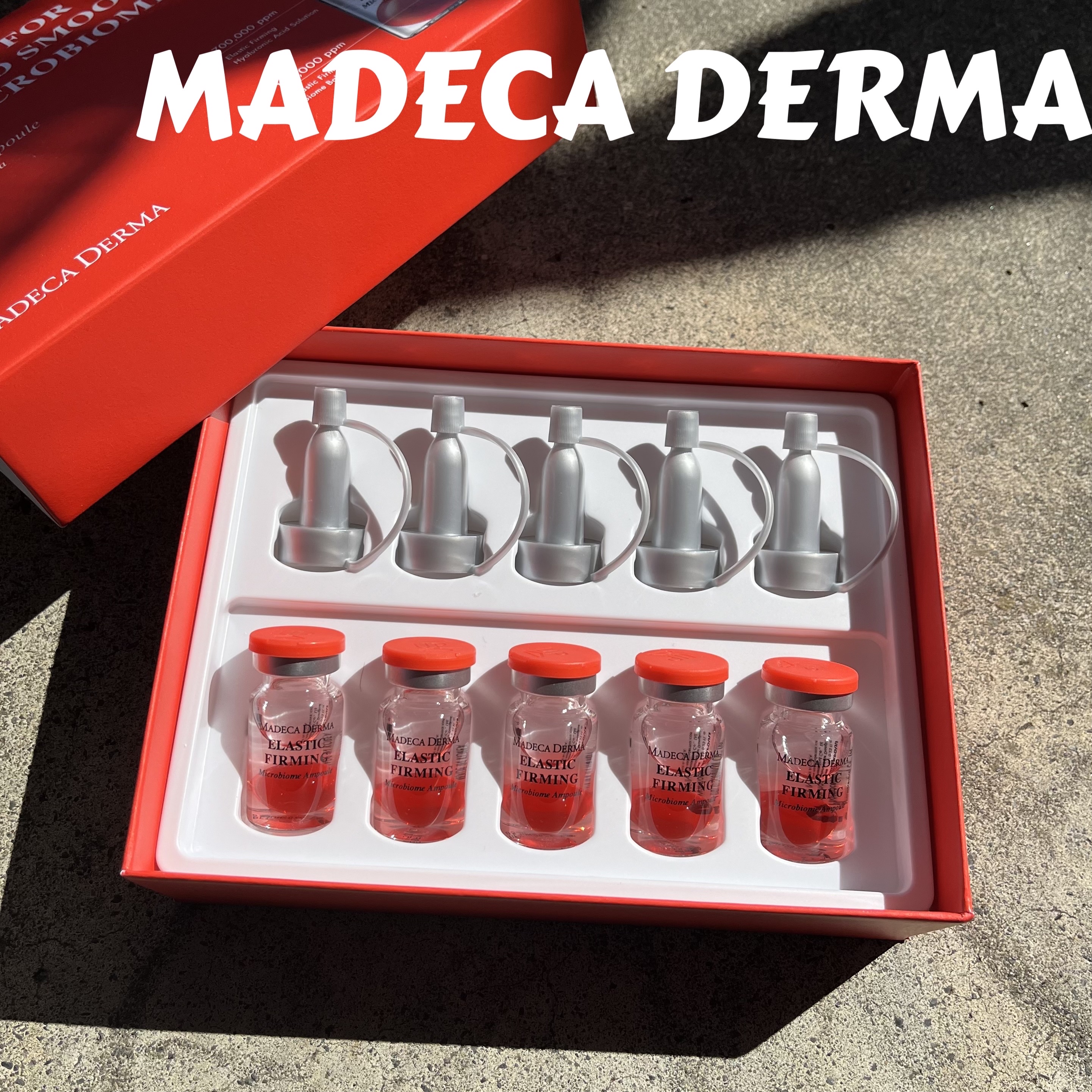 エラスティックファーミング マイクロバイオームアンプル/マデカダーマ/美容液を使ったクチコミ（1枚目）