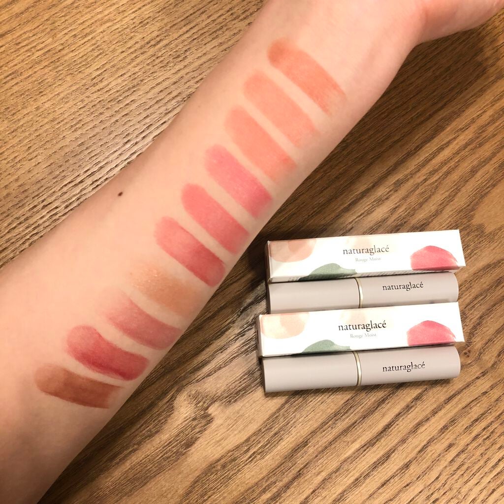 ルージュ モイスト/ナチュラグラッセ/口紅を使ったクチコミ(3枚目)