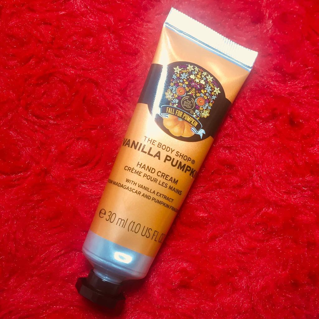 ハンドクリーム バニラパンプキン/THE BODY SHOP/ハンドクリームを使ったクチコミ(1枚目)