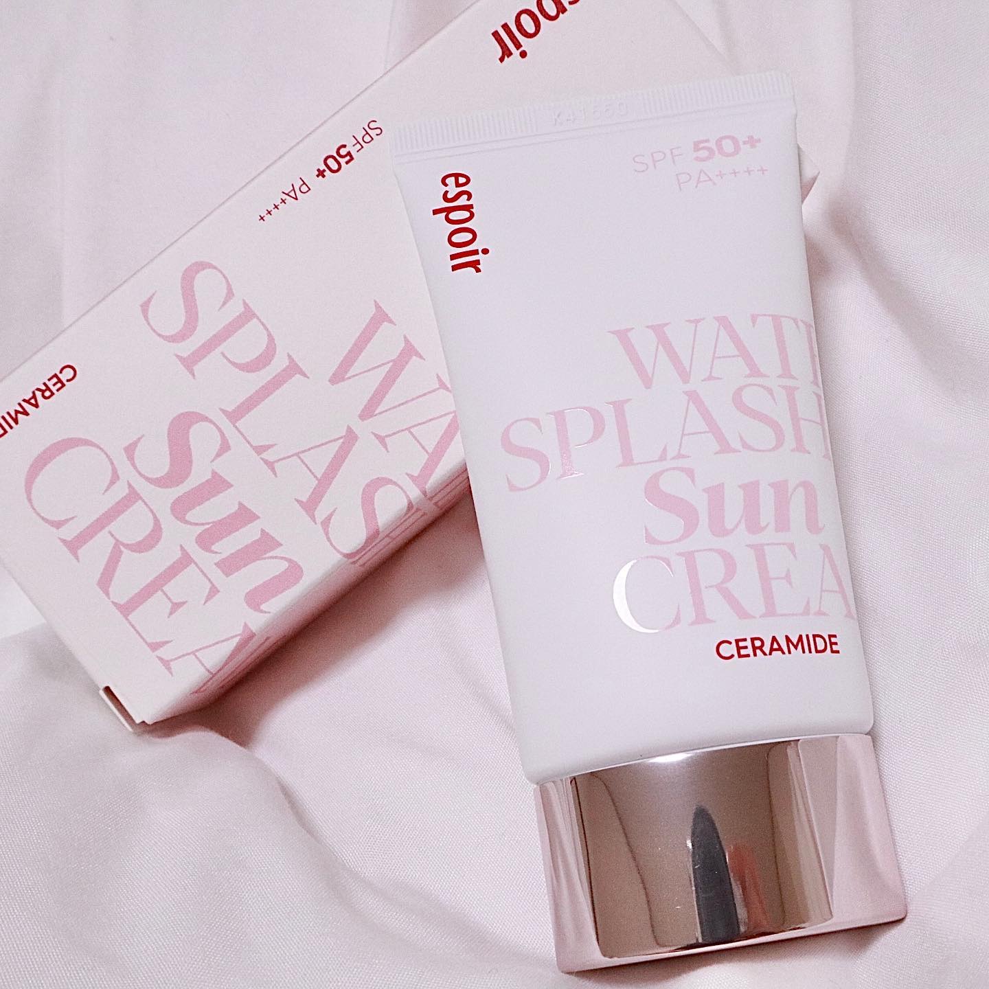 ウォータースプラッシュサンクリーム セラミド/espoir/日焼け止めクリームを使ったクチコミ（1枚目）