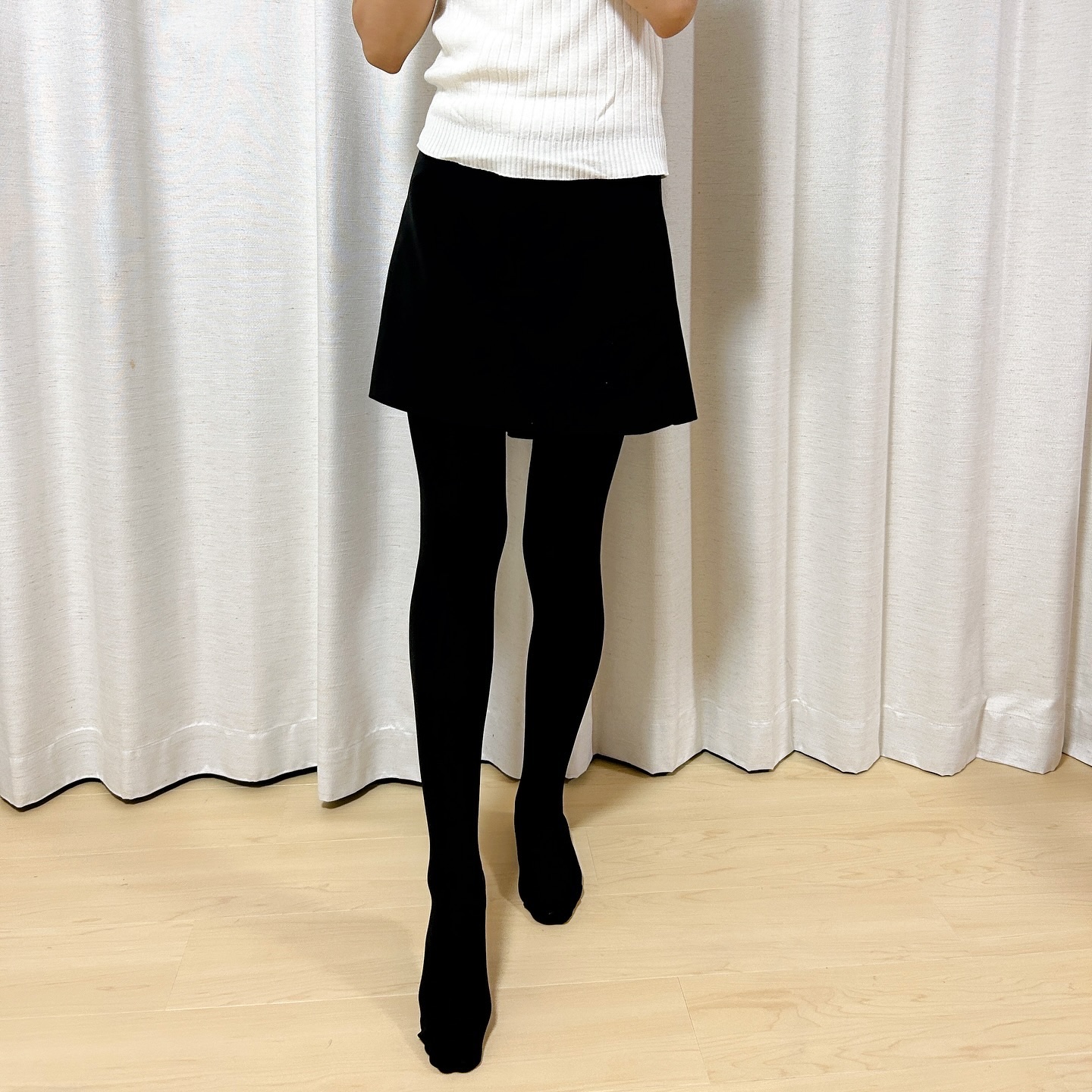 スリムウォーク 美脚あったかタイツ なめらかタッチ/SLIMWALK/着圧ソックス・レギンスを使ったクチコミ（3枚目）