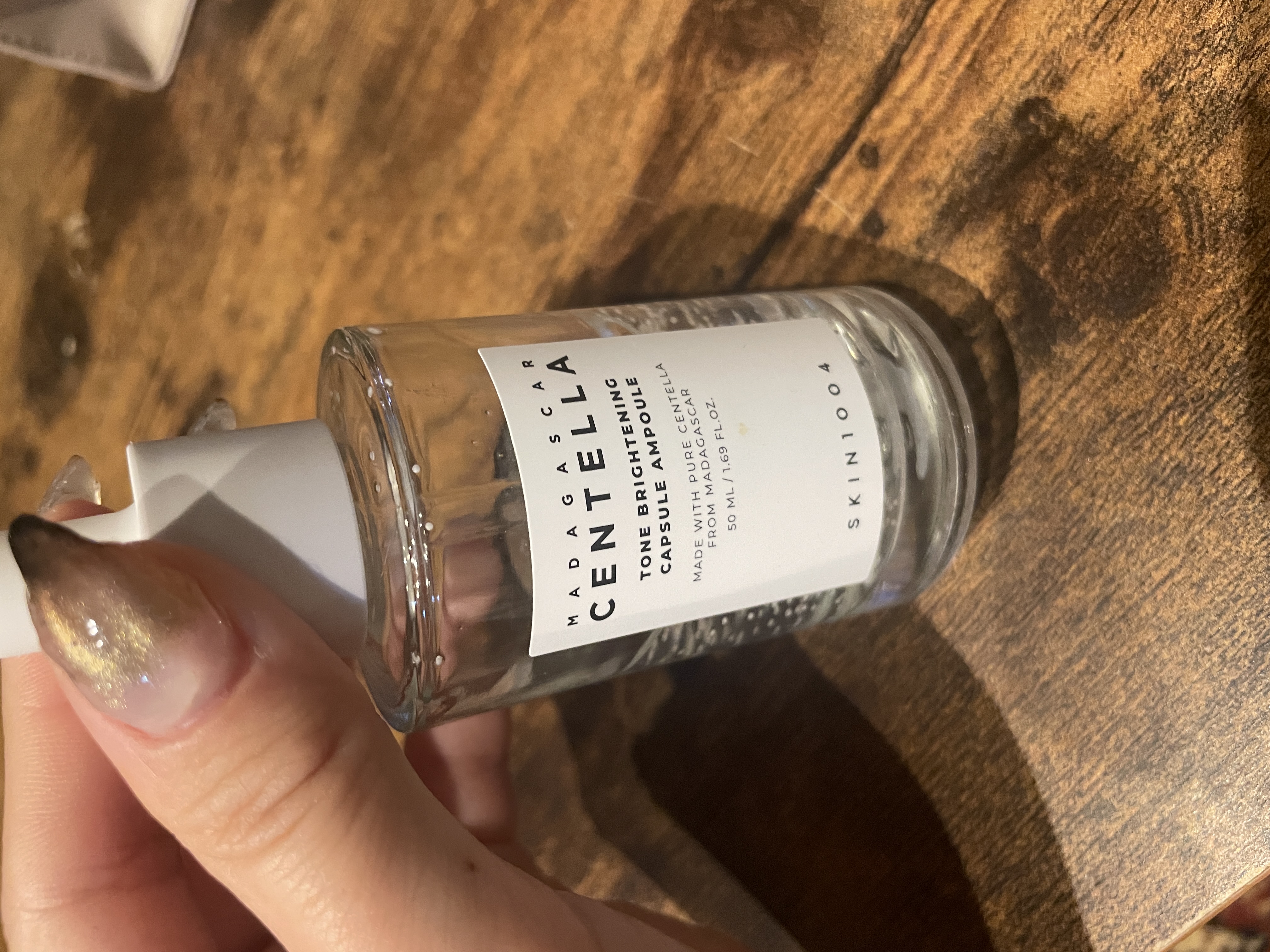 トーンブライトニング カプセルアンプル/SKIN1004/美容液を使ったクチコミ（1枚目）