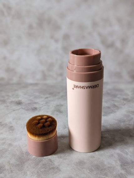 ヴィーガンナチュラルカバースティックファンデーション/DERMASHARE/その他ファンデーションを使ったクチコミ(8枚目)