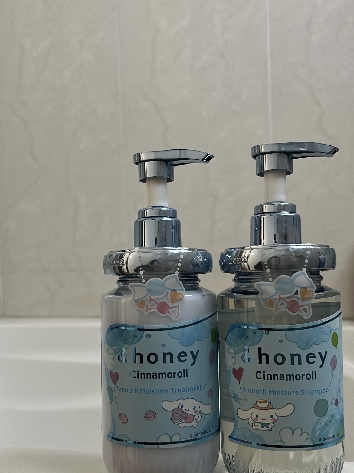 シナモロール エアリーモイスチャー  限定ペアセット/&honey/シャンプー・コンディショナーを使ったクチコミ（1枚目）