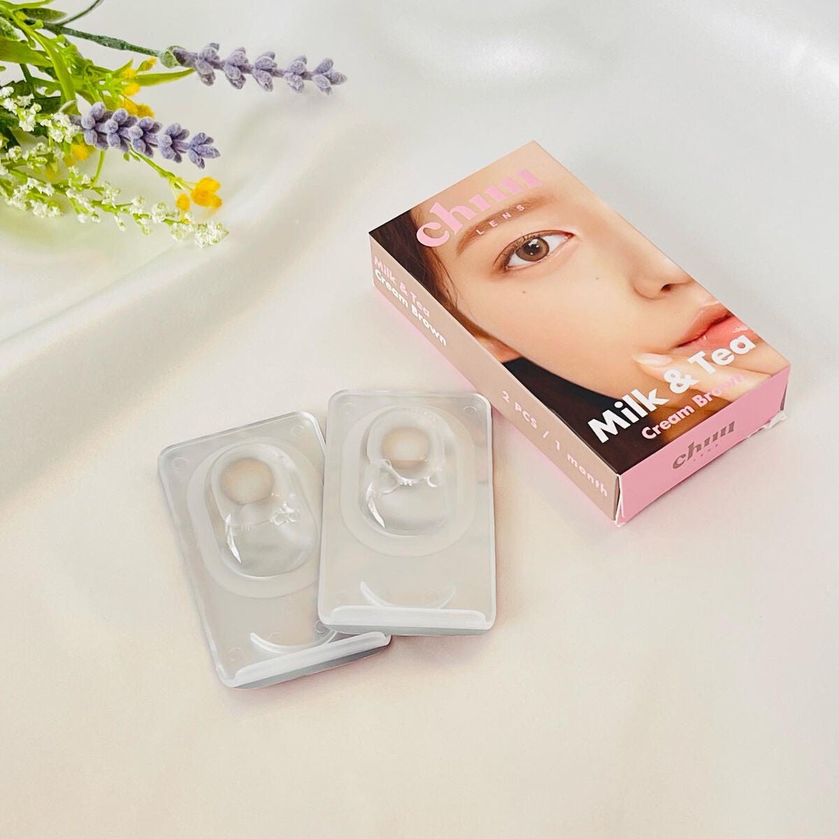 chuuLENS Milk&Tea 1day/chuu LENS/ワンデー(1DAY)カラコンを使ったクチコミ(1枚目)