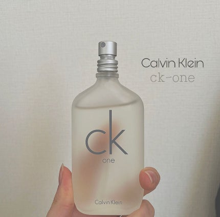 CK one オードトワレ/Calvin Klein/香水(メンズ)を使ったクチコミ(1枚目)