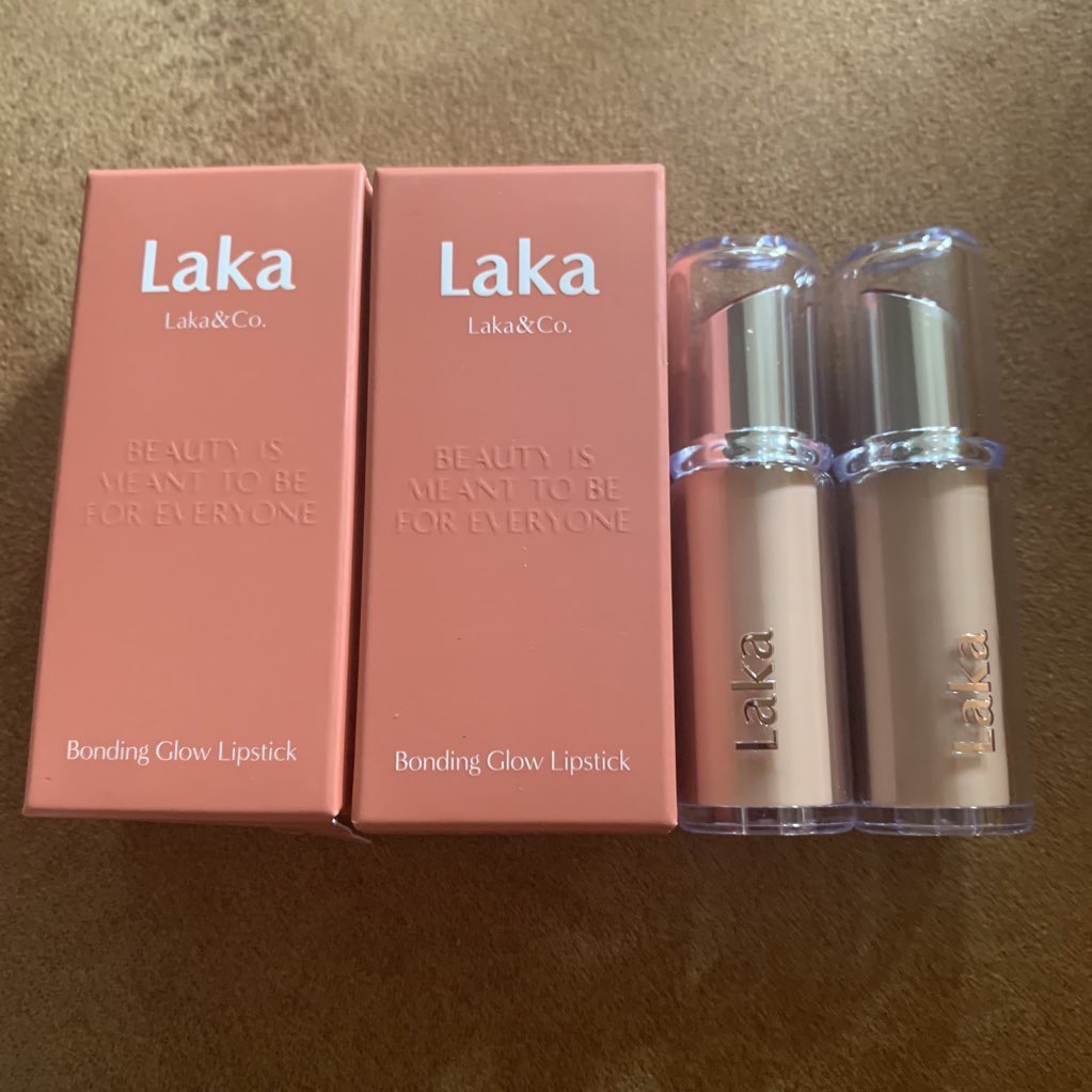 ボンディンググロウリップスティック/Laka/口紅を使ったクチコミ（1枚目）